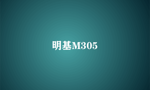 明基M305