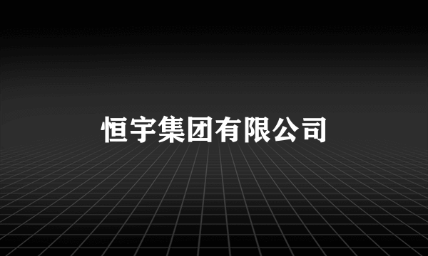 恒宇集团有限公司