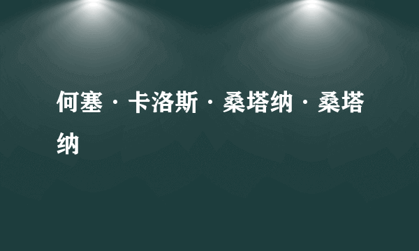 何塞·卡洛斯·桑塔纳·桑塔纳