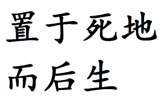 置于死地而后生