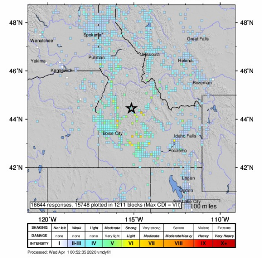 3·31美国爱达荷州地震