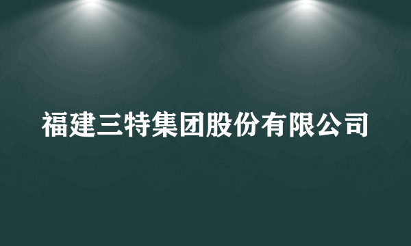 福建三特集团股份有限公司