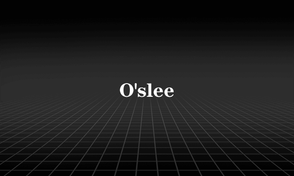 O'slee