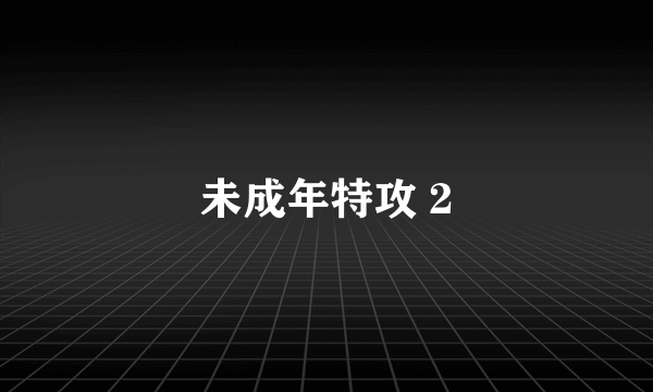 未成年特攻 2