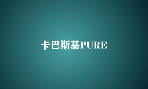 卡巴斯基PURE