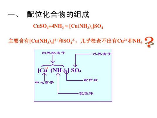 简单配合物