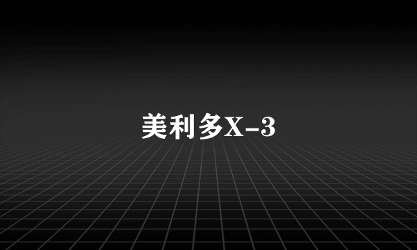 美利多X-3