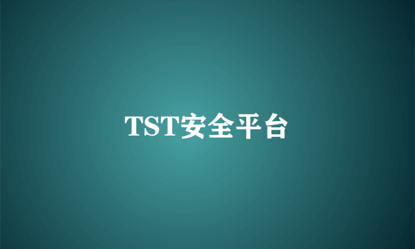 TST安全平台