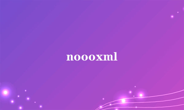 noooxml