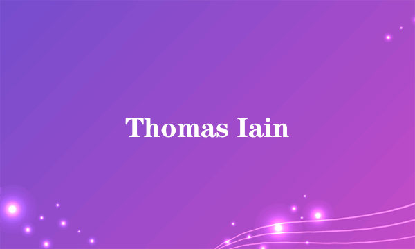 Thomas Iain