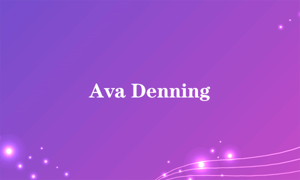 Ava Denning