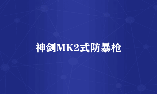 神剑MK2式防暴枪