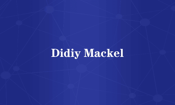 Didiy Mackel