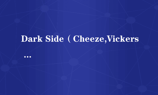 Dark Side（Cheeze,Vickers Rao演唱歌曲）