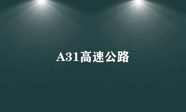 A31高速公路