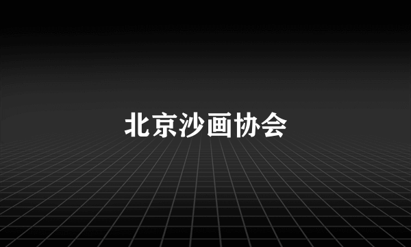 北京沙画协会