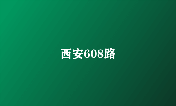 西安608路