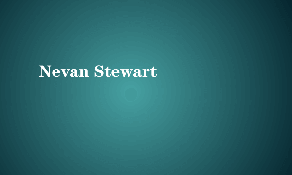 Nevan Stewart