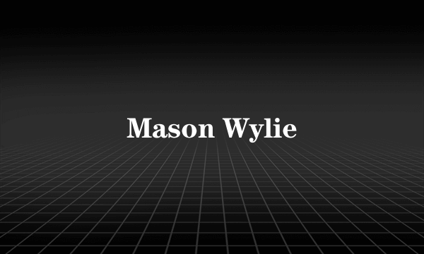 Mason Wylie