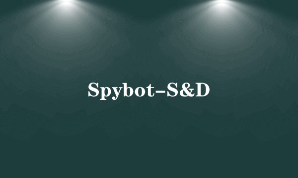 Spybot-S&D