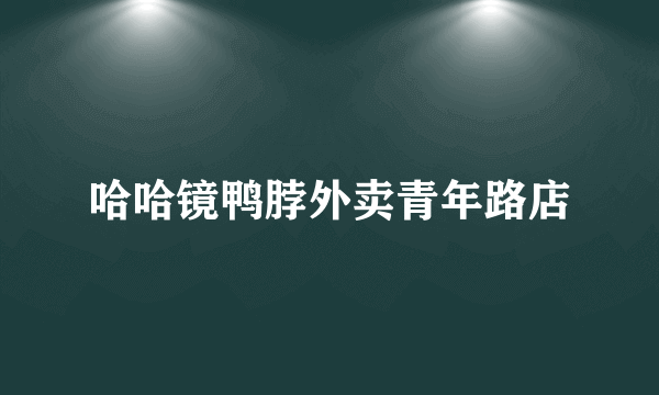 哈哈镜鸭脖外卖青年路店