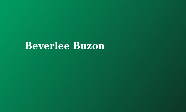 Beverlee Buzon