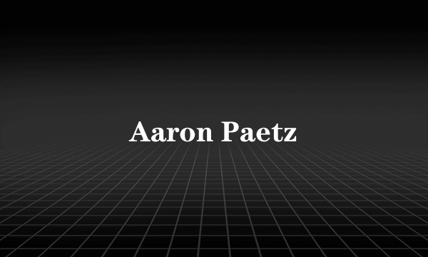 Aaron Paetz