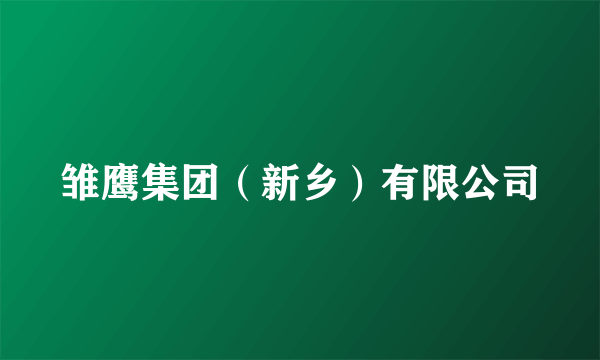 雏鹰集团（新乡）有限公司