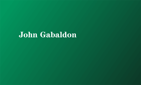 John Gabaldon