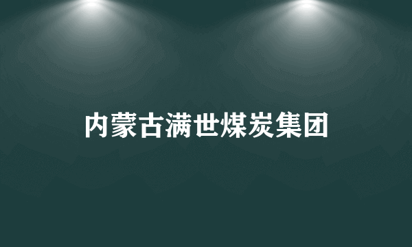 内蒙古满世煤炭集团