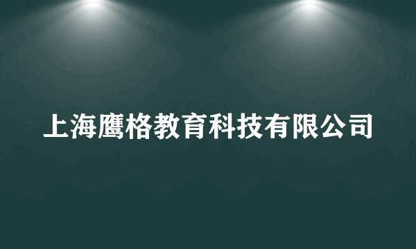 上海鹰格教育科技有限公司