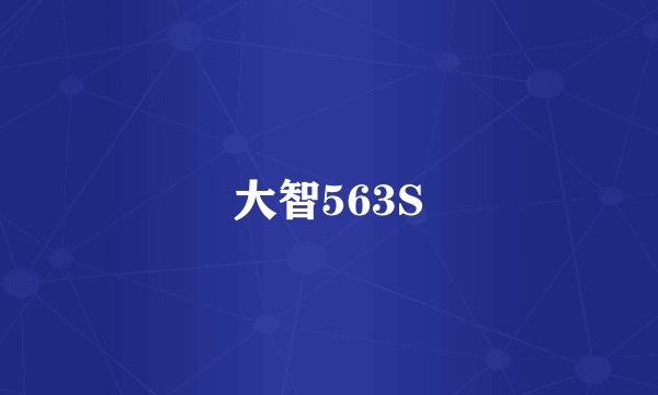 大智563S