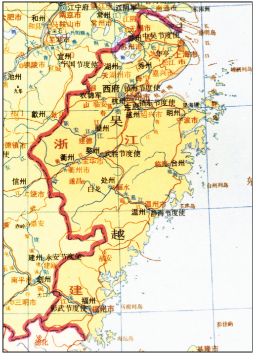 吴越（五代十国时期钱镠建立的割据政权）