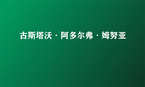 古斯塔沃·阿多尔弗·姆努亚