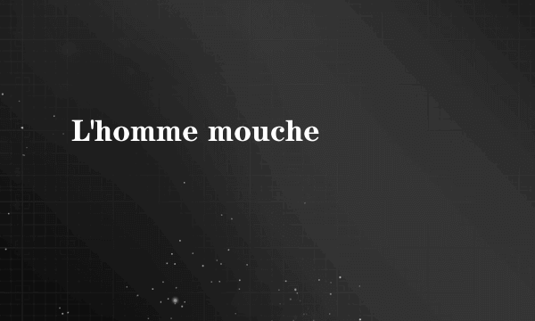 L'homme mouche