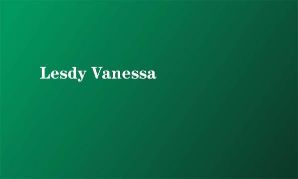 Lesdy Vanessa