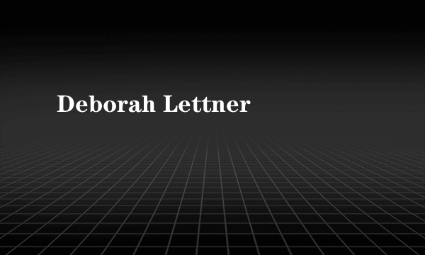 Deborah Lettner