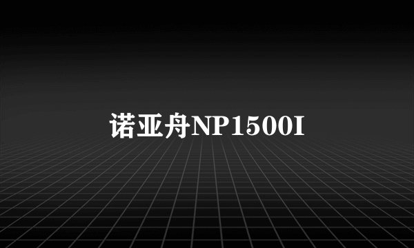 诺亚舟NP1500I