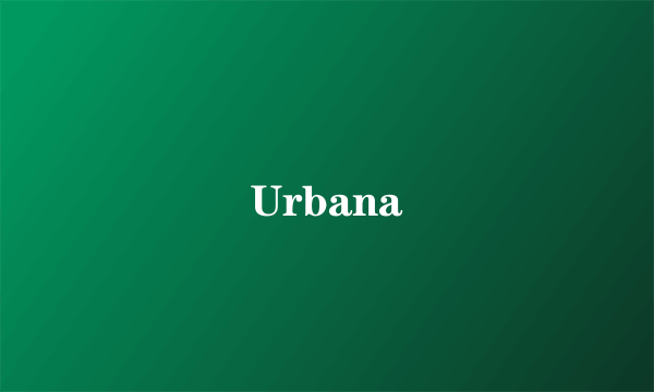 Urbana