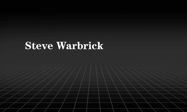 Steve Warbrick