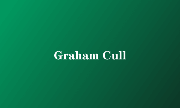 Graham Cull