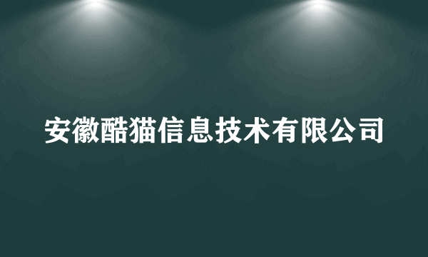 安徽酷猫信息技术有限公司