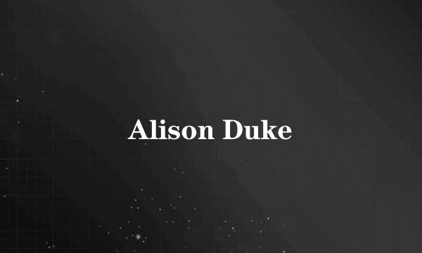 Alison Duke