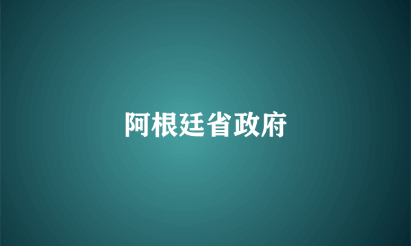 阿根廷省政府