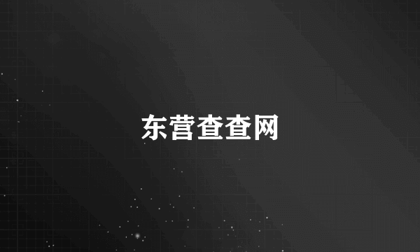 东营查查网