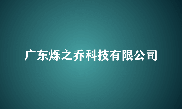 广东烁之乔科技有限公司