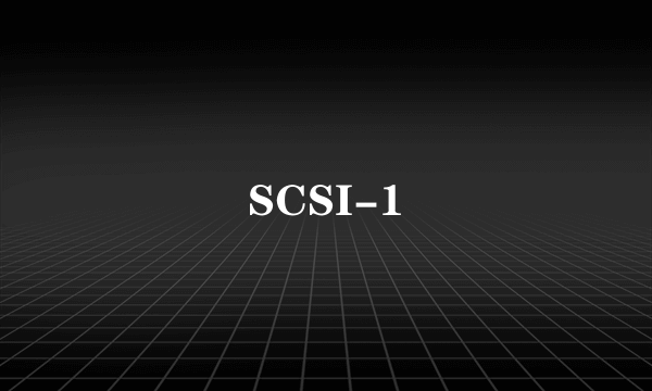 SCSI-1