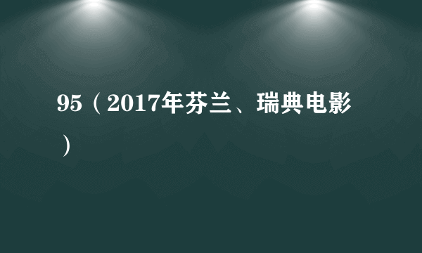 95（2017年芬兰、瑞典电影）