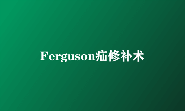 Ferguson疝修补术