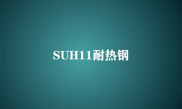 SUH11耐热钢